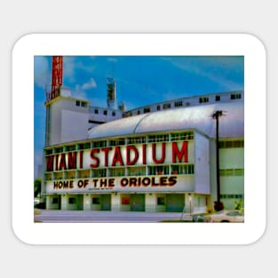 Miami Stadium Sticker